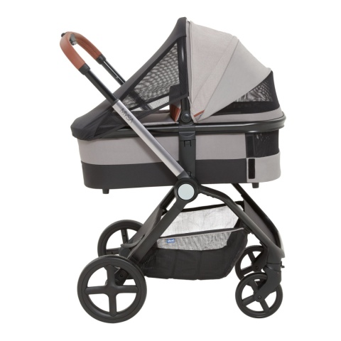 MYSA Chicco 0-9 kg lekka gondola do wózka 3,3kg - SILVER GREY