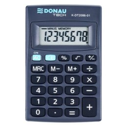 Kalkulator kieszonkowy Donau Tech K-DT2086 8 cyfr, funkcja pierwiastka czarny