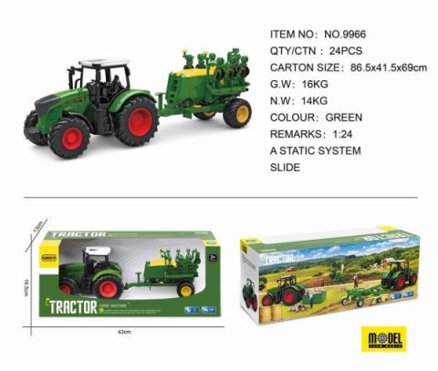 Traktor + maszyna rolnicza 9966