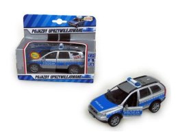 Auto Policja Volvo 14cm z dźwiękiem w pudełku HIPO