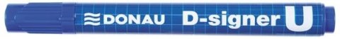 Marker permanentny DONAU D-Signer U, okrągły, 2-4mm (linia), niebieski p10 cena za 1szt