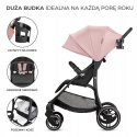 TRIG 2 Kinderkraft Wózek spacerowy do 22 kg z pałąkiem - PINK