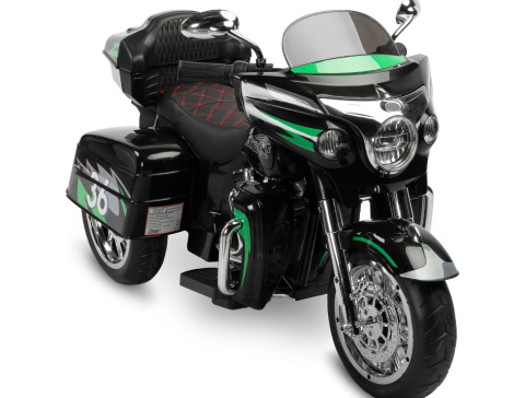 Riot Black trójkołowy motocykl Toyz pojazd na akumulator