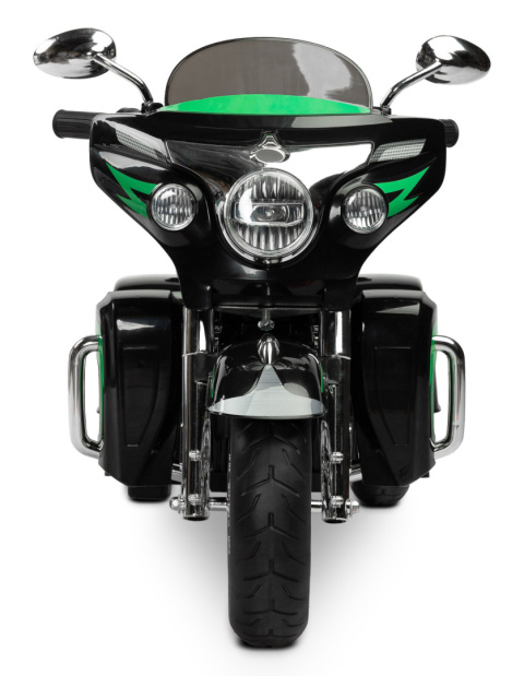 Riot Black trójkołowy motocykl Toyz pojazd na akumulator