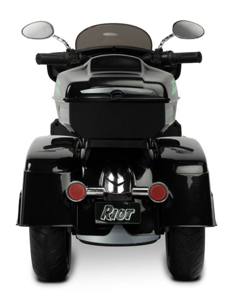 Riot Black trójkołowy motocykl Toyz pojazd na akumulator