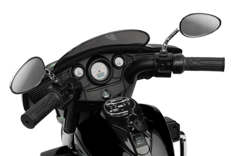 Riot Black trójkołowy motocykl Toyz pojazd na akumulator