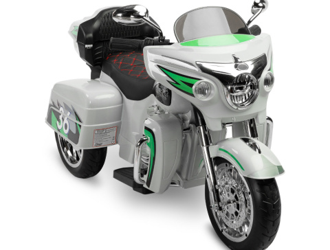 Riot Light Grey trójkołowy motocykl Toyz pojazd na akumulator