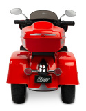 Riot Red trójkołowy motocykl Toyz pojazd na akumulator