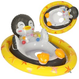 Kółko do pływania dla niemowląt koło pontonik dla dzieci dmuchany z siedziskiem pingwin max 23kg 3-4lata INTEX 59570