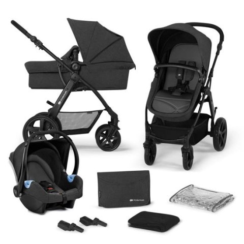 KINDERKRAFT Wózek wielofunkcyjny MOOV CT 3w1 black