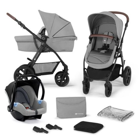 KINDERKRAFT Wózek wielofunkcyjny MOOV CT 3w1 grey