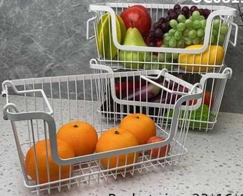 Kosz koszyk na owoce warzywa organizer pojemnik skrzynia