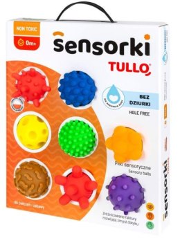 Piłeczki sensoryczne Sensorki 8 szt. bez dziurki 419 TULLO