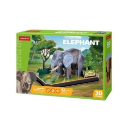 Puzzle 3D Zwierzęta Słoń P858H Cubic Fun