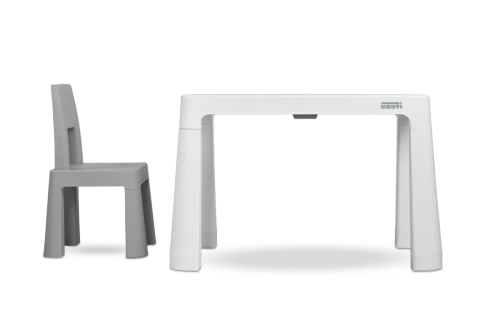 Wszechstronny dziecięcy stoliczek MONTI Toyz - GREY