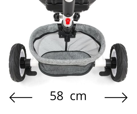 MILLY MALLY 3116 Rowerek trójkołowy 6w1 Stanley Rubber grey