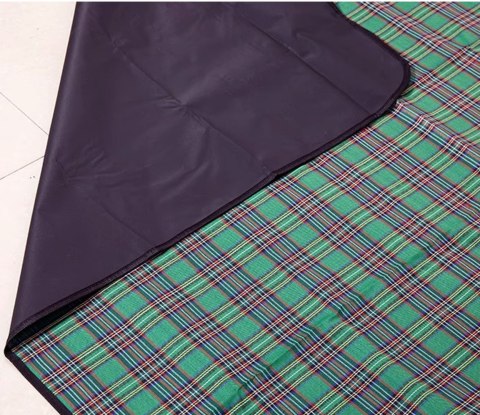 Koc Piknikowy Wodoodporny Mata Plażowa 150x180cm zielony