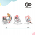 UNIMO UP KinderKraft leżaczek 5w1 0-18kg kołyska, bujaczek, krzesełko, łóżeczko - Pink