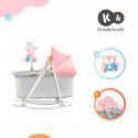 UNIMO UP KinderKraft leżaczek 5w1 0-18kg kołyska, bujaczek, krzesełko, łóżeczko - Pink