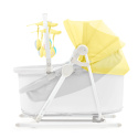 UNIMO UP KinderKraft leżaczek 5w1 0-18kg kołyska, bujaczek, krzesełko, łóżeczko - Yellow