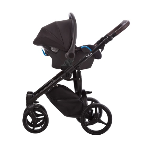 LUCA Bebetto 3w1 do 22kg wózek wielofunkcyjny głęboko-spacerowy z fotelikiem Mars 0+ - 30/CZM/PUMP