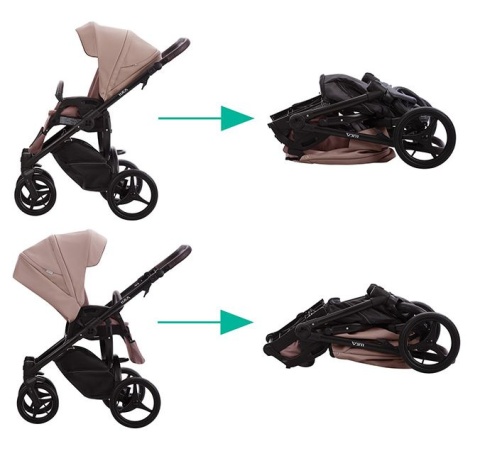 LUCA PRO Bebetto 2w1 do 22kg wózek wielofunkcyjny głęboko-spacerowy - kolor PRO.34/CZM/PUMP