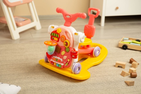 Wielofunkcyjny chodzik 5w1 PINK