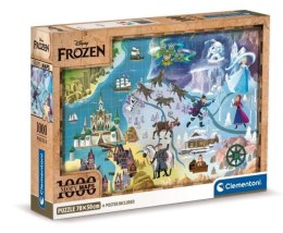 Clementoni Puzzle 1000el Compact Disney Maps Frozen. Kraina Lodu 39784 p6