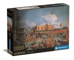 Clementoni Puzzle 1000el Compact Museum Antonio Canaletto: Pałac Dożów w Wenecji 39792 p6