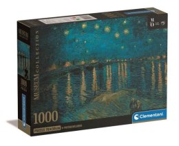 Clementoni Puzzle 1000el Compact Museum Orsay Van Gogh: Gwiaździsta noc nad Rodanem 39789 p6