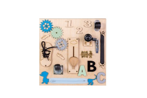 Tablica manipulacyjna drewniana 30 x 30 cm