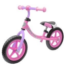 BABY MIX 44918 Rowerek biegowy TWIST różowo-fioletowy