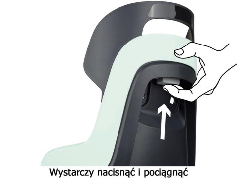 Fotelik row. Bobike GO RS 1P rama Peppermint