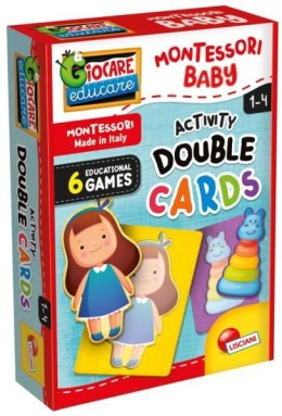 Montessori Baby Dwustronne karty aktywności Activity Double Cards LISCIANI 100620