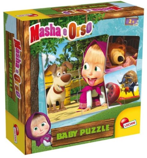 Puzzle Baby Logic. Masza i Niedźwiedź 95278 LISCIANI