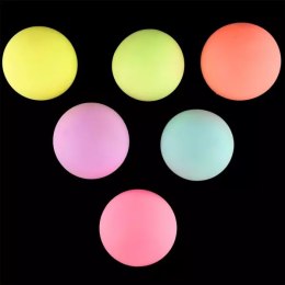 Sensoryczny gniotek NEON świecący w ciemności 7 cm (6 kolorów) - display 12 szt