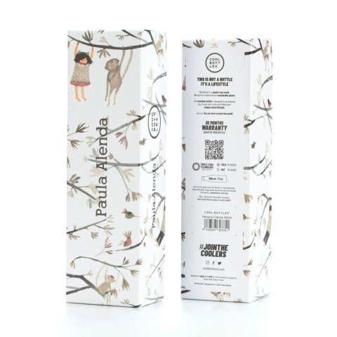 Cool Bottles Butelka termiczna Xclusive! 500 ml Lara Costafreda - Hanging Friends