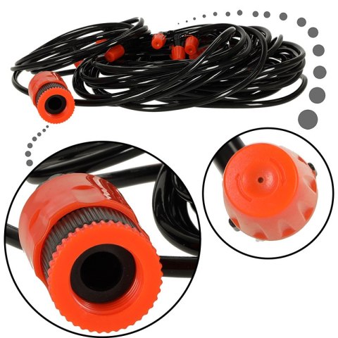 Zraszacz ogrodowy kurtyna wodna mgiełka system nawadniania 20m