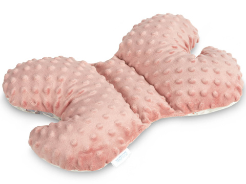 Poduszka Motylek Sensillo ok. 26x35 cm - RETRO RÓŻ LISTKI