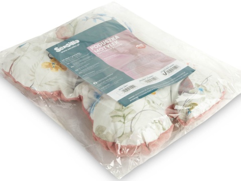 Poduszka Motylek Sensillo ok. 26x35 cm - RETRO RÓŻ LISTKI