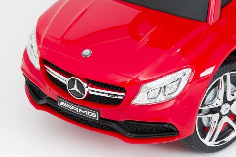 Jeździk z rączką 639 Mercedes C63 czerwony TO-MA