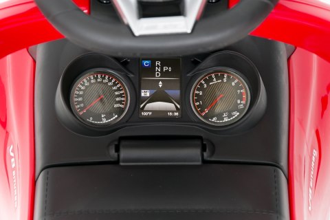 Jeździk z rączką 639 Mercedes C63 czerwony TO-MA