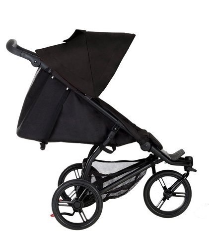 Zestaw Mini Mountain Buggy z fotelikiem Protect 0m+ lekka spacerówka do 20kg - czarny