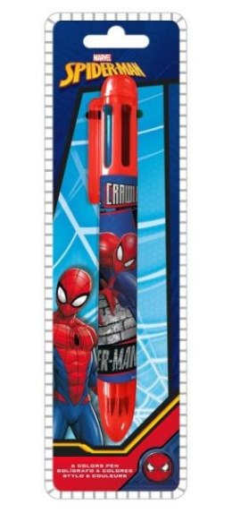 Długopis 6 kolorowy Spiderman SP50014 Kids Euroswan