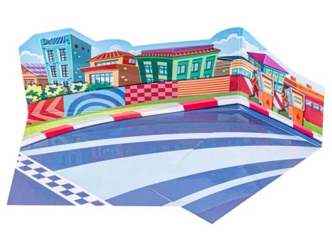 Kreatywny Zestaw Stwórz Odlew DIY MIEJSKIE WYŚCIGÓWKI, AUTA 3D, CITY RACERS 4 Sztuki Zrób To Sam