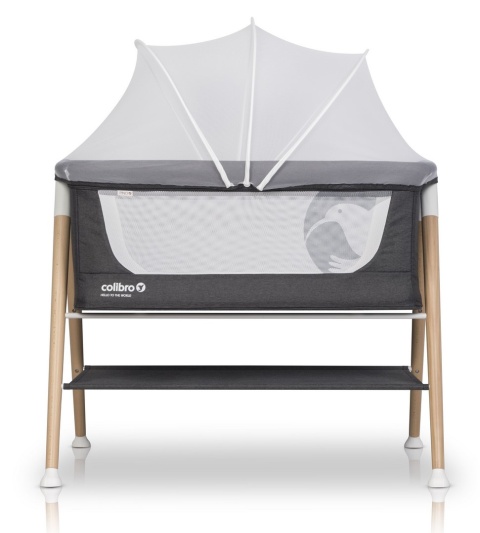 Pino Colibro lekkie łóżeczko dziecięce do 9 kg - Onyx