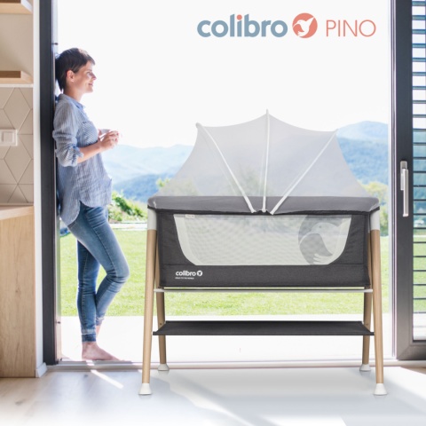 Pino Colibro lekkie łóżeczko dziecięce do 9 kg - Onyx