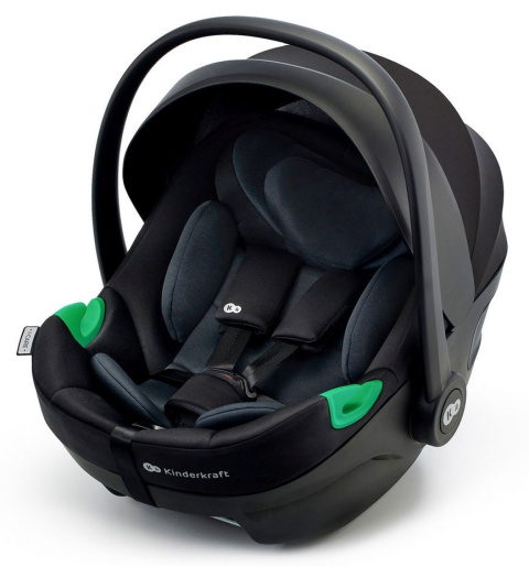 I-CARE I-SIZE + Baza Kinderkraft 40-87 cm (i-Size) RWF fotelik samochodowy - Graphite Black