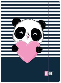 Teczka z gumką A4 STRIGHT Love Panda
