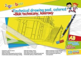 Blok techniczny kolorowy GIMBOO A3 10k 150gsm 7540BTS17-99/K